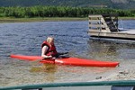 Orkanger Vel har kjøpt to juniorkajakker.
