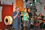Arve Blåsmo, trompetist - og her konferansier.